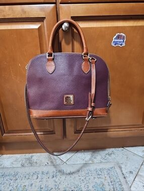 Dooney & Bourke Pebble Grain Zip Zip Satchel Bag